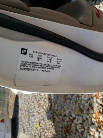 Photo 10 from auction – 2003 BUICK CENTURY CU with VIN 2G4WS52J731227116