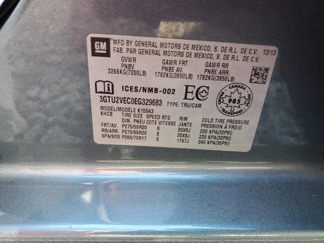 Photo 10 from auction – 2014 GMC SIERRA K15 with VIN 3GTU2VEC0EG329683