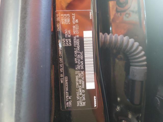 Photo 10 from auction – 2012 VOLVO S60 T5 with VIN YV1622FS0C2091833