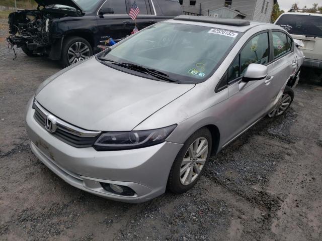 Photo 2 from auction – 2012 HONDA CIVIC EXL with VIN 19XFB2F90CE310201
