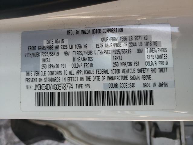 Photo 10 from auction – 2016 MAZDA CX-5 GT with VIN JM3KE4DYXG0678774