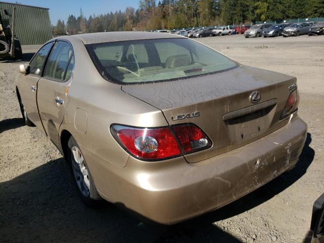 Photo 3 from auction – 2002 LEXUS ES 300 with VIN JTHBF30G120074907