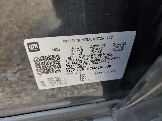 Photo 10 from auction – 2022 GMC ACADIA DEN with VIN 1GKKNPLS7NZ168709