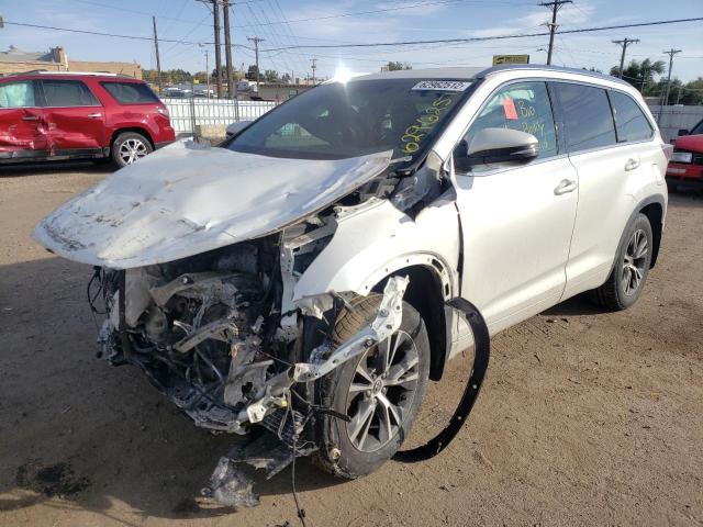 Photo 2 from auction – 2016 TOYOTA HIGHLANDER with VIN 5TDJKRFH1GS282513