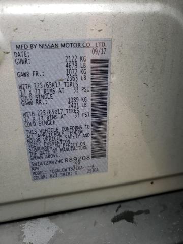 Photo 10 from auction – 2017 NISSAN ROGUE SV with VIN 5N1AT2MV2HC889208
