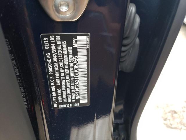 Photo 10 from auction – 2013 PORSCHE CAYENNE with VIN WP1AF2A21DLA36765