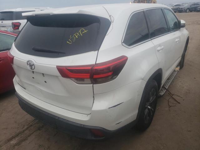 Photo 4 from auction – 2018 TOYOTA HIGHLANDER with VIN 5TDZZRFH2JS255049