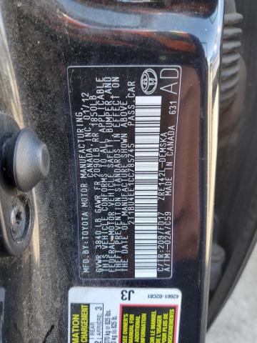 Photo 10 from auction – 2012 TOYOTA COROLLA BA with VIN 2T1BU4EE1CC785745