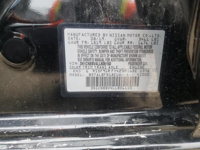 Photo 10 from auction – 2020 NISSAN VERSA S with VIN 3N1CN8BV4LL806150