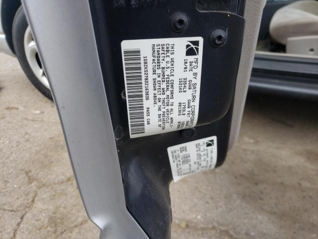 Photo 10 from auction – 2002 SATURN SL2 with VIN 1G8ZK52782Z163836
