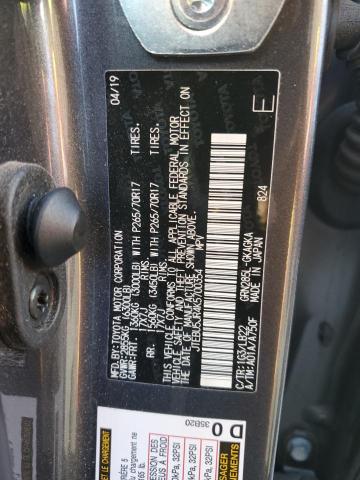 Photo 10 from auction – 2019 TOYOTA 4RUNNER SR with VIN JTEBU5JR4K5700354