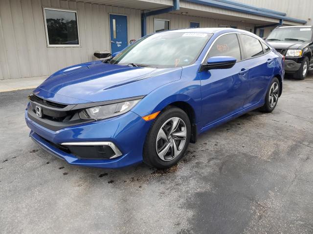 Photo 2 from auction – 2019 HONDA CIVIC LX with VIN 19XFC2F69KE000579