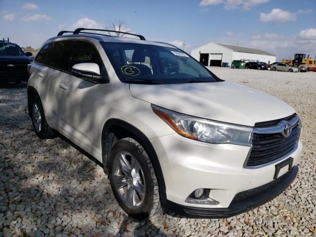 Photo 1 from auction – 2014 TOYOTA HIGHLANDER with VIN 5TDYKRFH2ES017224