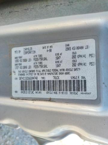 Photo 10 from auction – 1998 DODGE RAM PU1500 with VIN 3B7HC13Z2WG204748