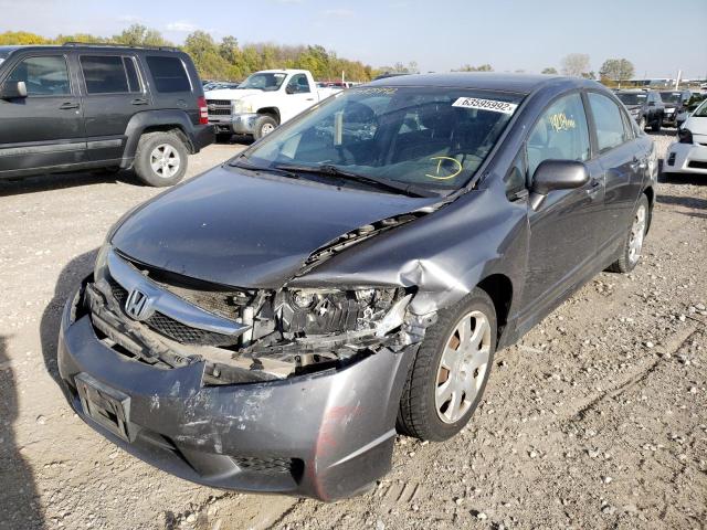 Photo 2 from auction – 2011 HONDA CIVIC LX with VIN 19XFA1F53BE049526