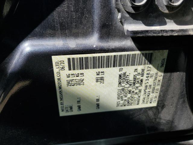 Photo 10 from auction – 2010 NISSAN ALTIMA BAS with VIN 1N4AL2AP9AN534837