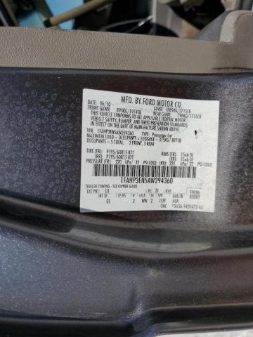 Photo 10 from auction – 2010 FORD FOCUS S with VIN 1FAHP3EN5AW294360