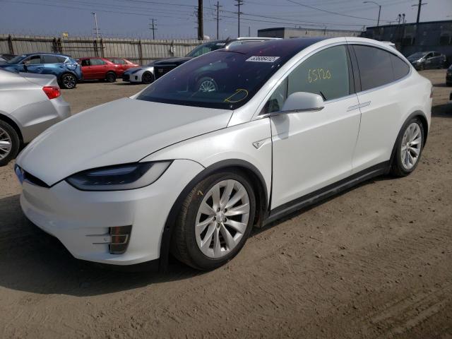 Photo 2 from auction – 2016 TESLA MODEL X with VIN 5YJXCBE27GF021127