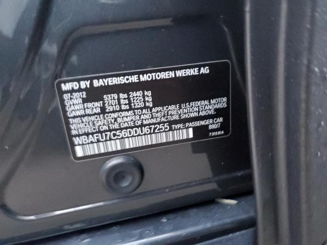 Photo 10 from auction – 2013 BMW 535 XI with VIN WBAFU7C56DDU67255