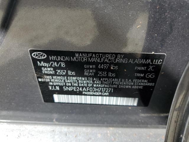 Photo 10 from auction – 2018 HYUNDAI SONATA SE with VIN 5NPE24AF0JH717271