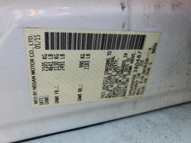 Photo 10 from auction – 2016 NISSAN MAXIMA 3.5 with VIN 1N4AA6AP2GC380487