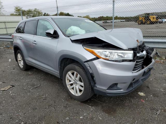 TOYOTA HIGHLANDER 2016 with VIN 5TDBKRFHXGS260000 - Photo from auction