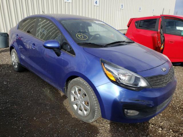 KIA RIO LX 2013 with VIN KNADM4A32D6279800 - Photo from auction