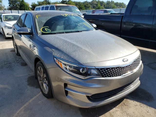 KIA OPTIMA EX 2016 with VIN 5XXGU4L31GG053783 - Photo from auction