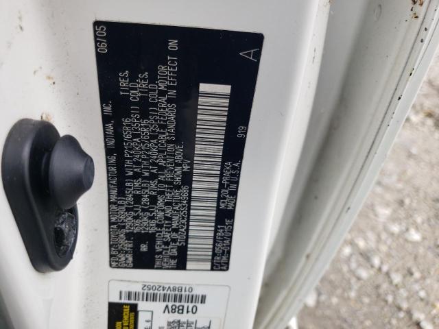 Photo 10 from auction – 2005 TOYOTA SIENNA CE with VIN 5TDZA23C25S349686