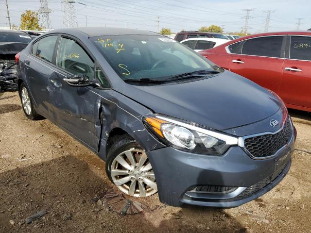 KIA FORTE LX 2014 with VIN KNAFX4A64E5150300 - Photo from auction