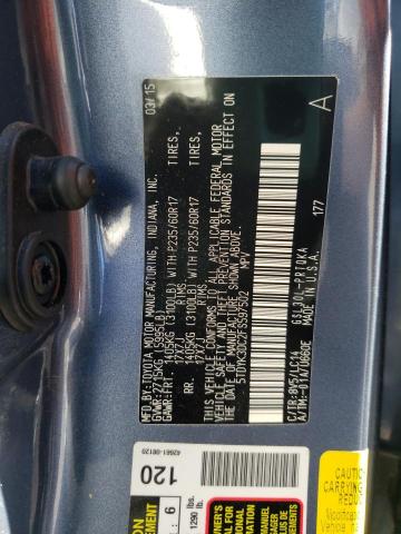 Photo 10 from auction – 2015 TOYOTA SIENNA XLE with VIN 5TDYK3DC2FS597502