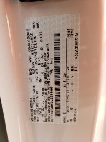 Photo 10 from auction – 2020 FORD F250 SUPER with VIN 1FTBF2B63LEE81096