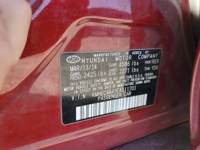 Photo 10 from auction – 2014 HYUNDAI SONATA HYB with VIN KMHEC4A49EA111701