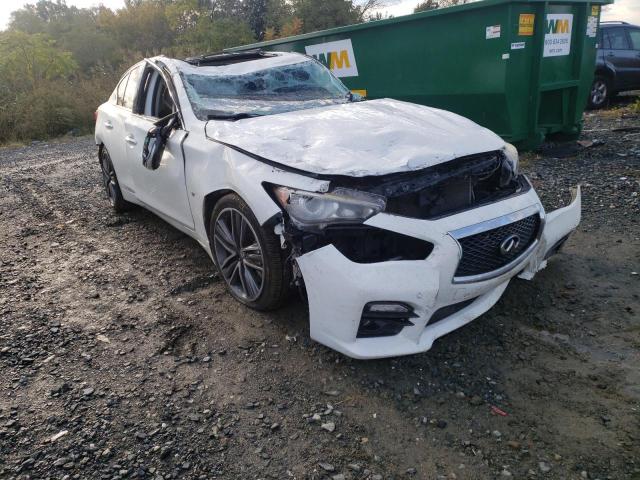 Photo 1 from auction – 2014 INFINITI Q50 BASE with VIN JN1BV7AR5EM686619