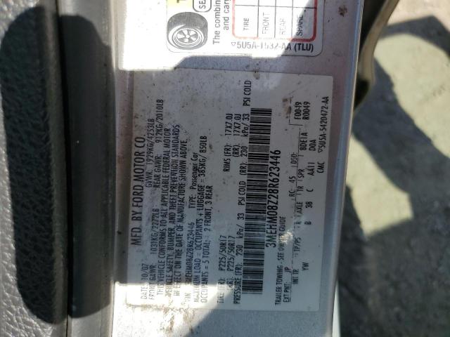 Photo 10 from auction – 2008 MERCURY MILAN PREM with VIN 3MEHM08Z28R623446