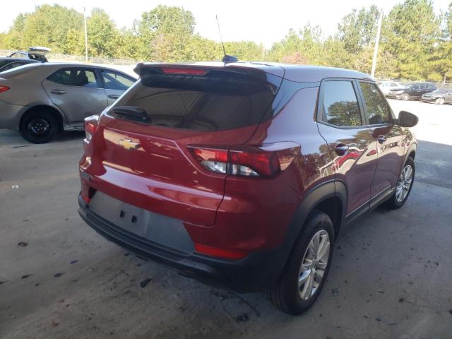 Photo 4 from auction – 2021 CHEVROLET TRAILBLAZE with VIN KL79MMS25MB139940