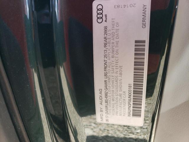 Photo 10 from auction – 2018 AUDI A5 PREMIUM with VIN WAUYNGF58JN003181