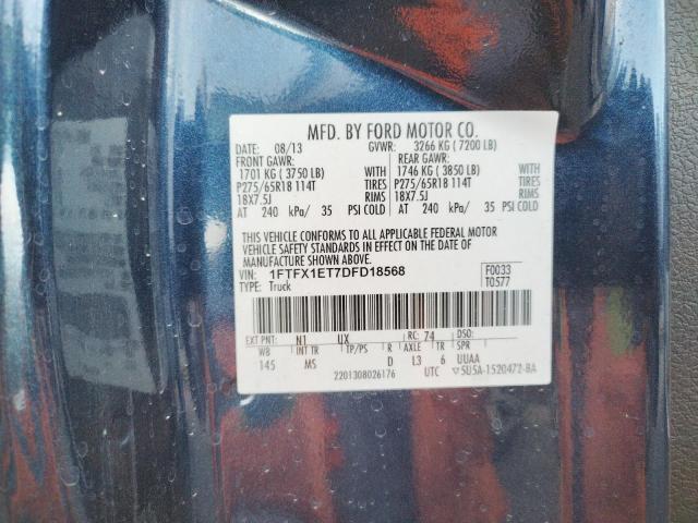 Photo 10 from auction – 2013 FORD F150 SUPER with VIN 1FTFX1ET7DFD18568