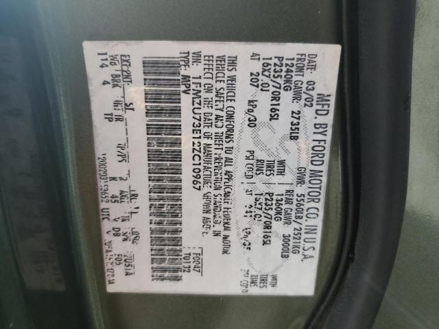 Photo 10 from auction – 2002 FORD EXPLORER X with VIN 1FMZU73E12ZC10967