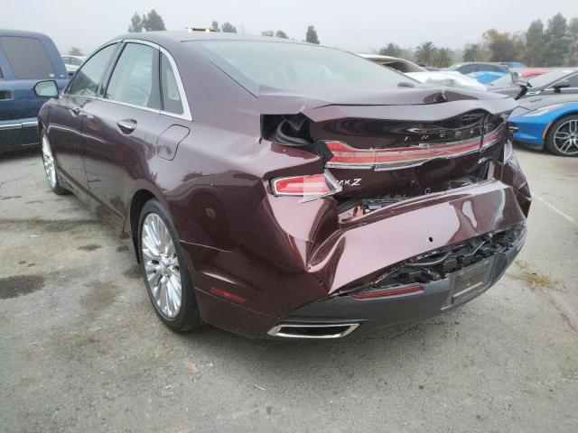 Photo 3 from auction – 2013 LINCOLN MKZ with VIN 3LN6L2G99DR814554
