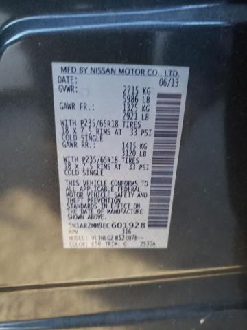 Photo 10 from auction – 2014 NISSAN PATHFINDER with VIN 5N1AR2MM9EC601928
