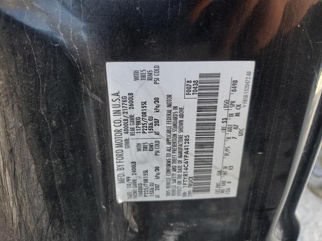 Photo 10 from auction – 2000 FORD RANGER SUP with VIN 1FTYR14C6YPA41285