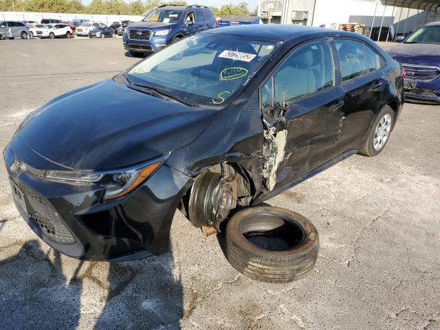 TOYOTA COROLLA LE 2020 with VIN 5YFEPRAE2LP105441 - Photo from auction