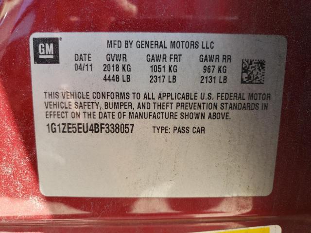Photo 10 from auction – 2011 CHEVROLET MALIBU LTZ with VIN 1G1ZE5EU4BF338057