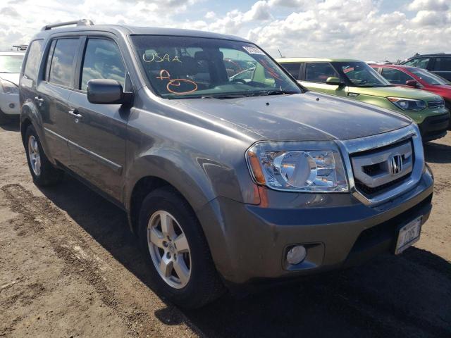HONDA PILOT EXLN 2011 with VIN 5FNYF4H7XBB044294 - Photo from auction