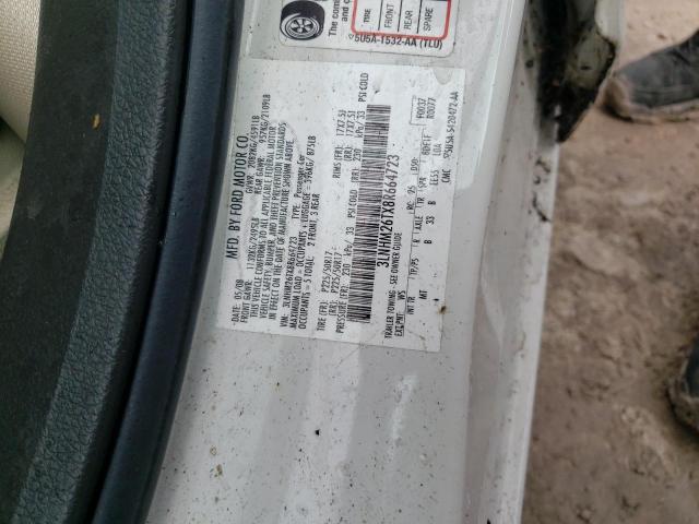 Zdjęcie 10 z aukcji – 2008 LINCOLN MKZ z VIN 3LNHM26TX8R664723