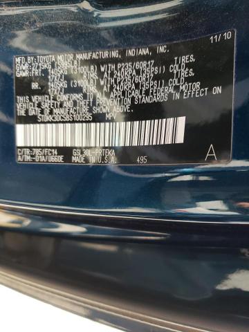 Photo 10 from auction – 2011 TOYOTA SIENNA LE with VIN 5TDKK3DC5BS100295