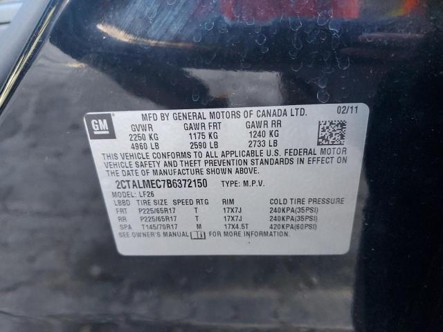Photo 10 from auction – 2011 GMC TERRAIN SL with VIN 2CTALMEC7B6372150
