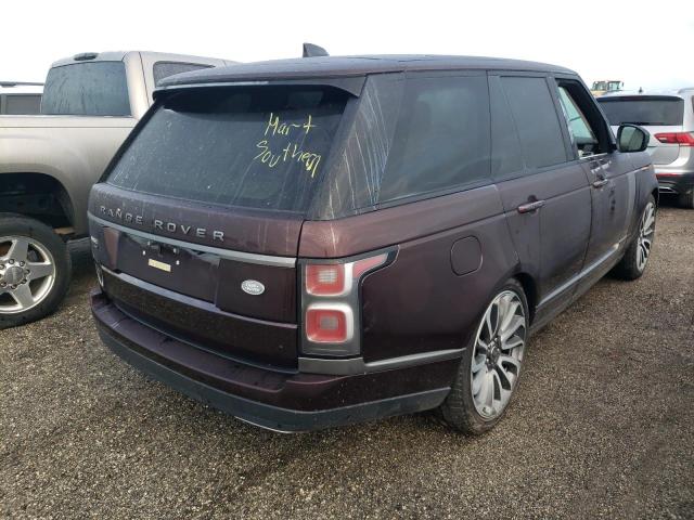Photo 4 from auction – 2020 LAND ROVER RANGE ROVE with VIN SALGS2SE7LA579444
