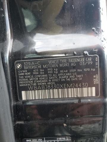 Photo 10 from auction – 1999 BMW 323 IC AUT with VIN WBABJ8330XEM24430
